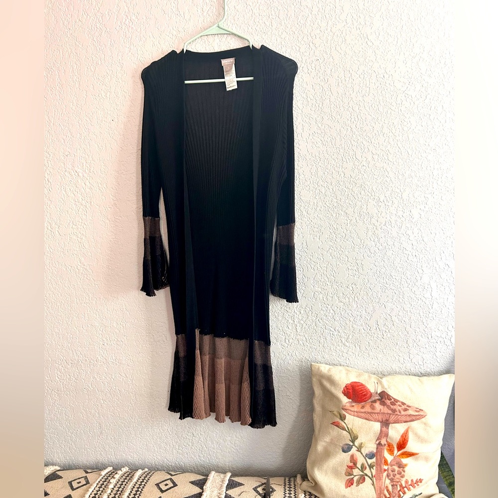 Chicos travelers long cardigan